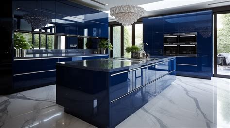 admiral kitchens stainless steel cabinets|high gloss blue kitchen cabinets.